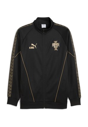 Puma FPF SE KING ANTHEM - Tréningová bunda - black gold-coloured