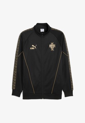 Puma FPF SE KING ANTHEM - Tréningová bunda - black gold-coloured