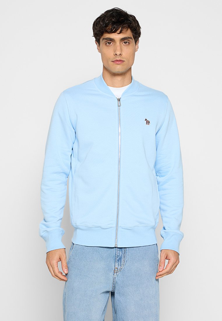 PS Paul Smith Sweater met rits lichtblauw