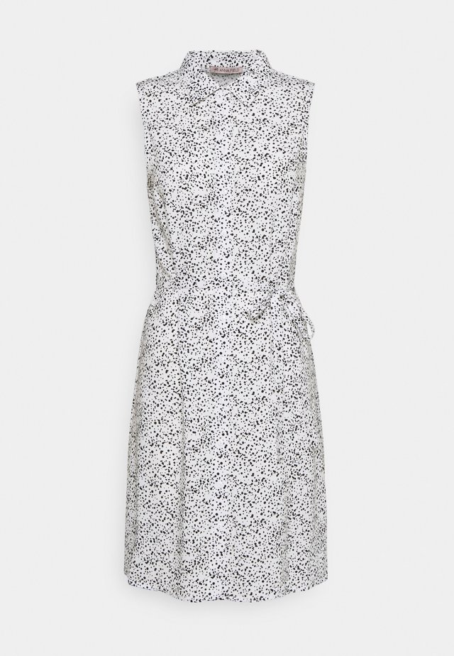 Shirt dress - white/black