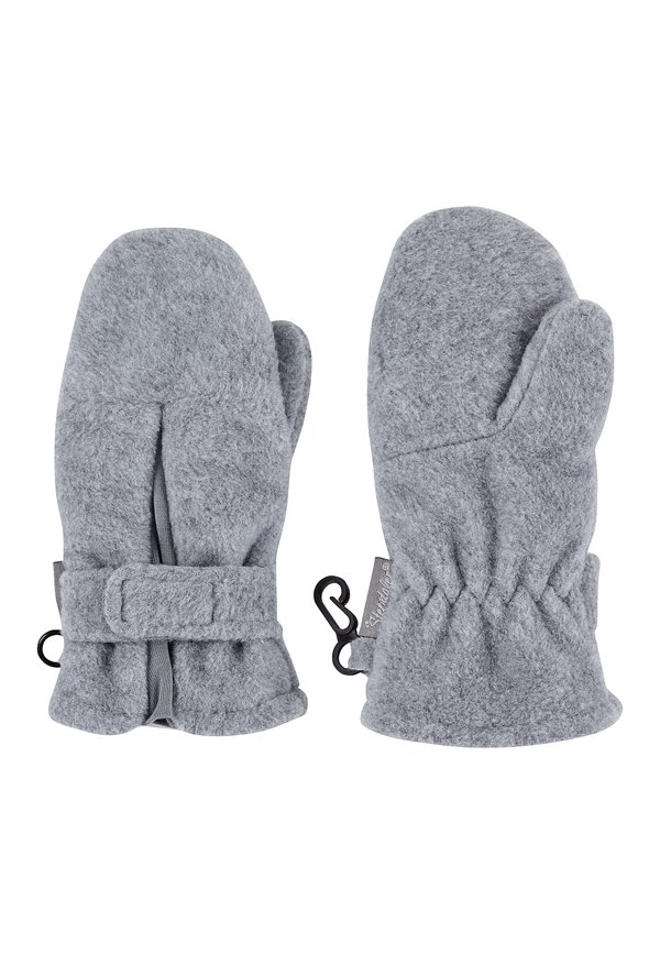 FÄUSTLINGE MICROFLEECE UNI – Fäustling – silber melange