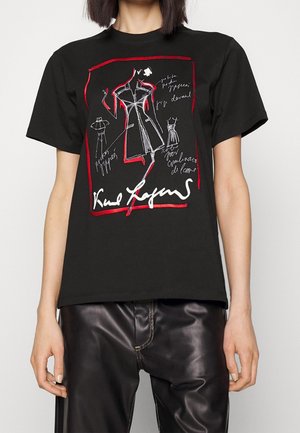 Triko s potiskem - black