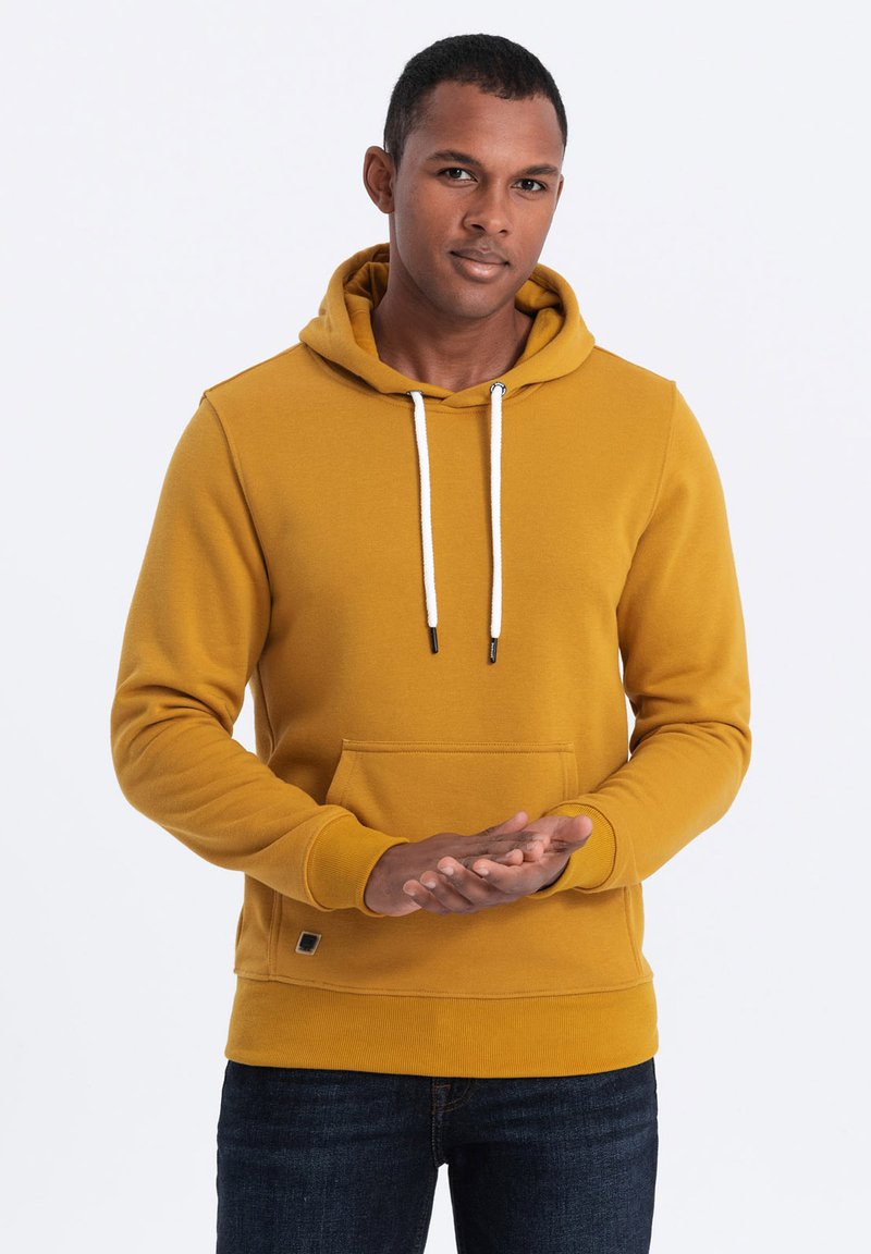 Ombre Jersey con capucha - mustard