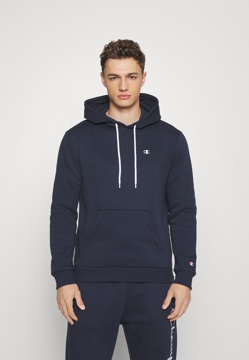 Champion BASIC HOODED - Kapuzenpullover - darkblue/dunkelblau - Zalando.ch