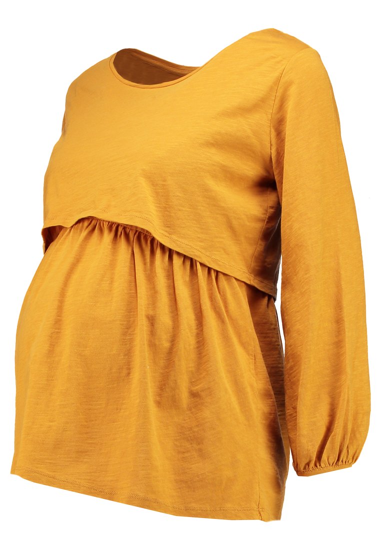 Queen Mum Longsleeve donkergeel Queen Mum Longsleeve donkergeel