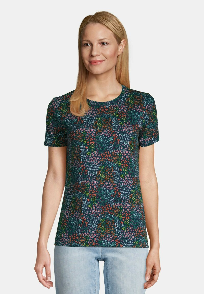 LANDS' END Tshirt imprimé navy/bleu ZALANDO.FR