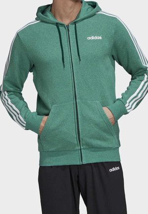 Mikina na zip - green