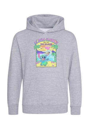 LILO STITCH VISIT THE ISLANDS - Mikina s kapucí - heather grey