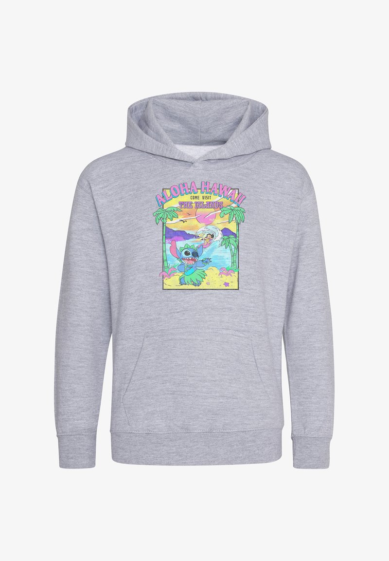 Disney LILO STITCH VISIT THE ISLANDS - Mikina s kapucí - heather grey