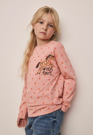 Next, LONG SLEEVE TOP - Long sleeved top - pink spot horse