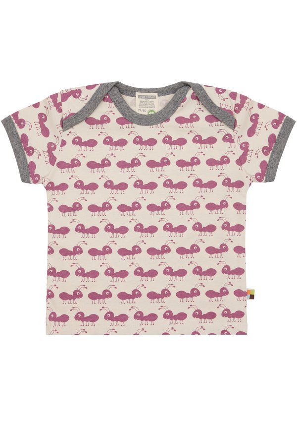 KURZARM - T-Shirt print - altrosa