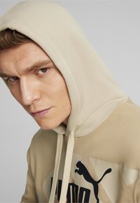Puma POWER GRAPHIC - Jersey con capucha - prairie tan