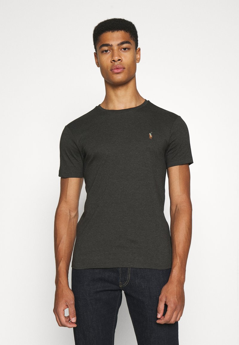 Polo Ralph Lauren CUSTOM SLIM FIT SOFT COTTON T-SHIRT - T-shirt básica - dark charcoal heather
