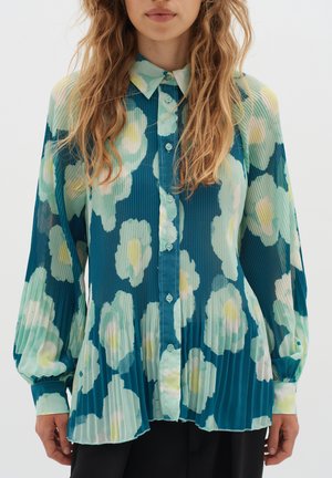 HENDRAIW  - Button-down blouse - green poetic flower