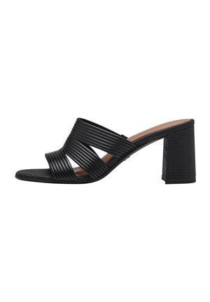 Tamaris Ciabattine con tacco - black