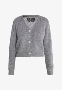 Selected, grau melange silber