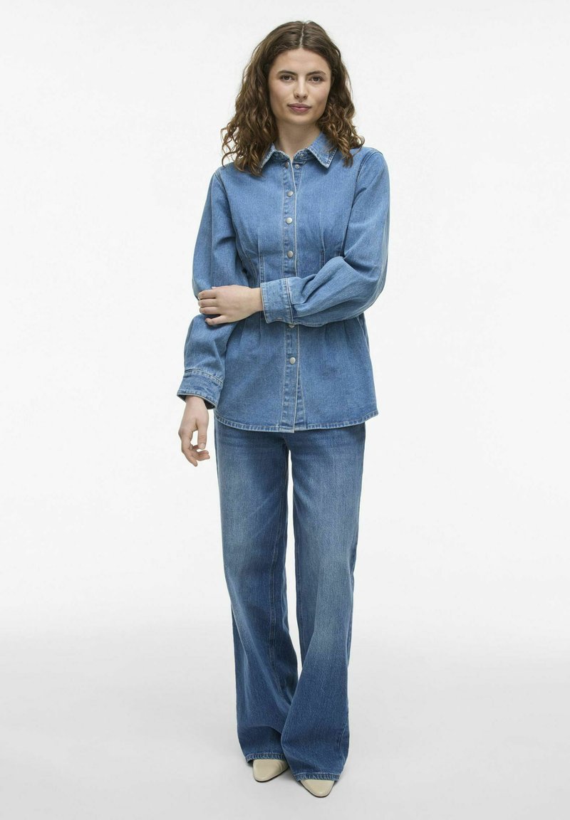 Vibista Poche Chemise En Jean Vila Vibista Denim Shirt Noos