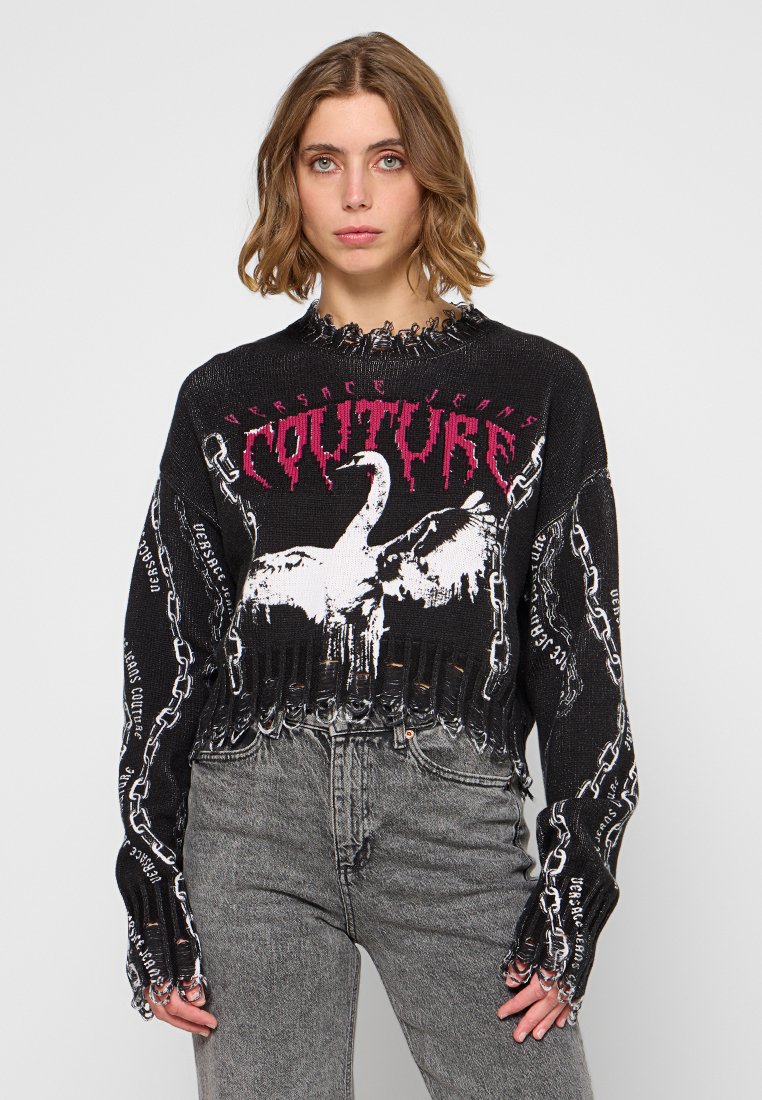 Versace Jeans Couture Trui zwart