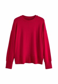 SOFT TOUCH COSY SEAM CREW NECK - REGULAR FIT - Strickpullover - red