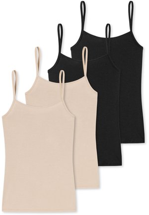 Schiesser 4-PACK ESSENTIALS - Hemd - light brown