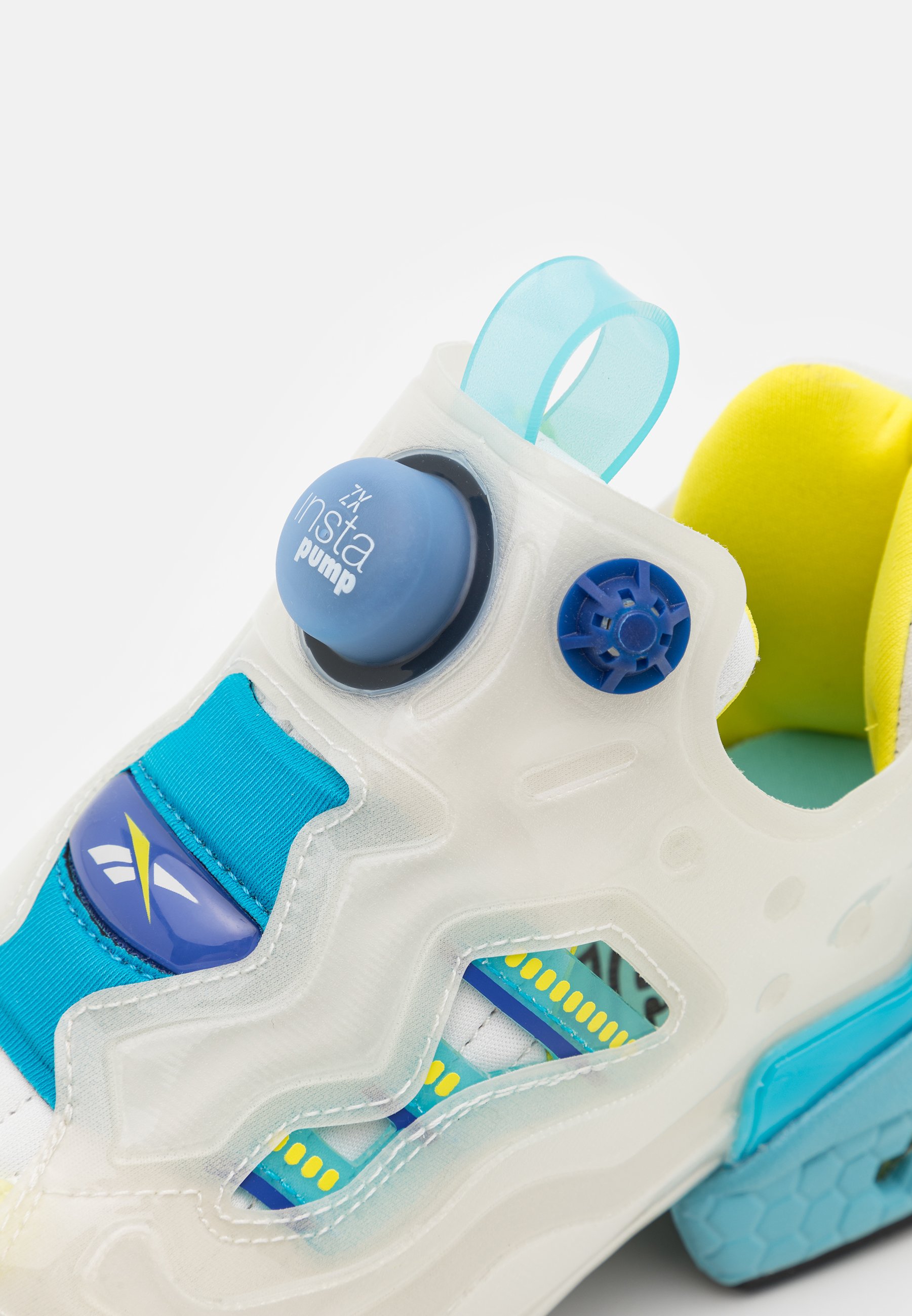 adidas Originals ZX PUMP UNISEX - Sneakers laag - shock cyan/light  aqua/crystal white/Blauw - Zalando.be