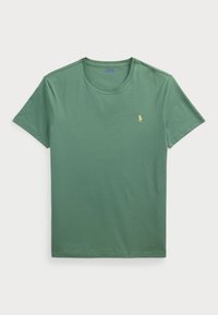 CUSTOM SLIM FIT JERSEY CREWNECK T-SHIRT - Basic T-shirt - fatigue