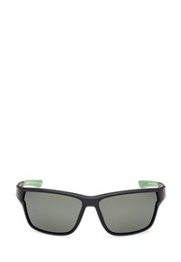 Timberland IN INIETTATO - Gafas de sol - nero opaco verde scuro