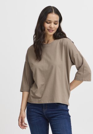 FRSIVA - T-shirts basic - walnut