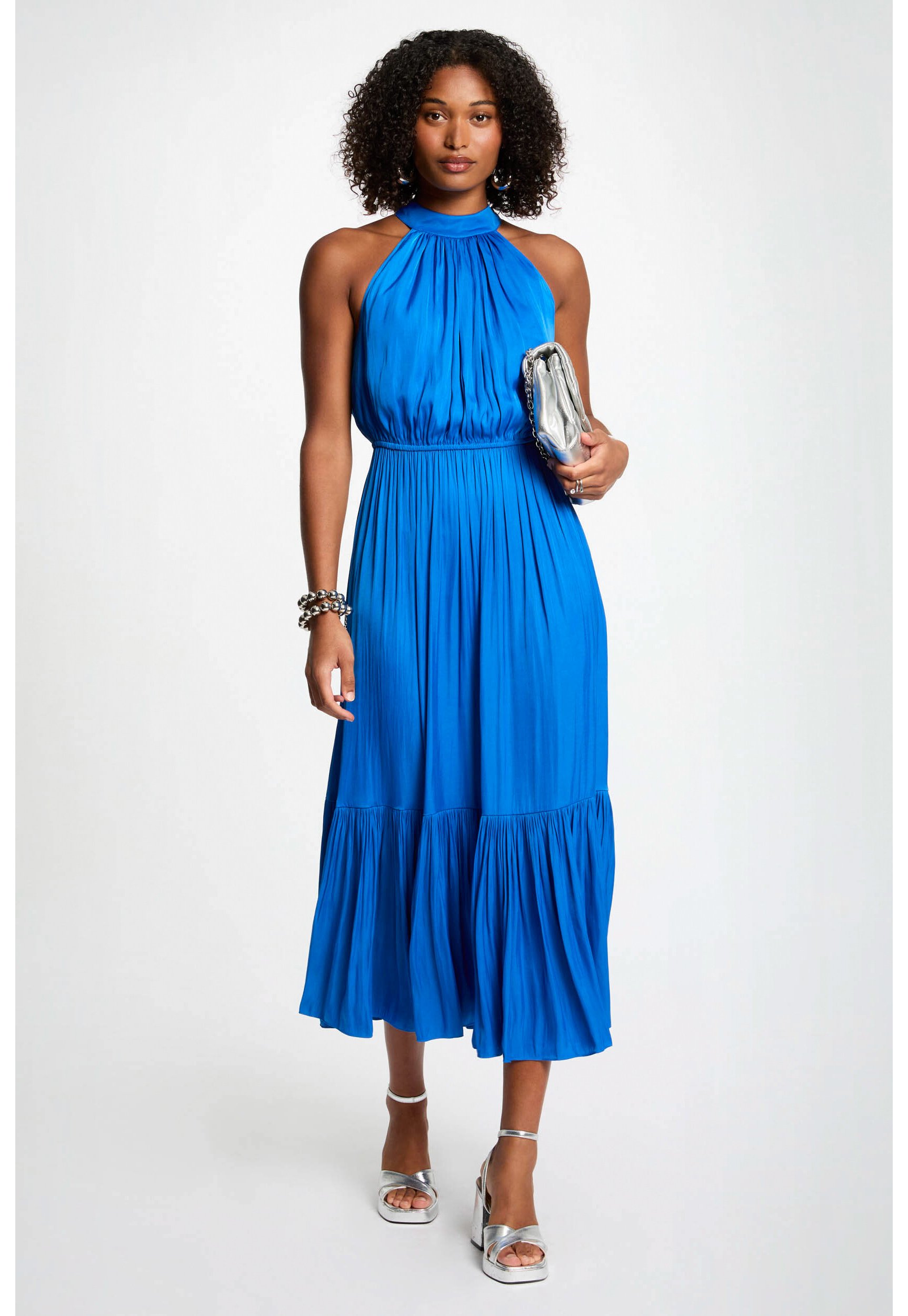Morgan LOOSE A-LINE - Cocktail dress / Party dress - bleu electrique/blue