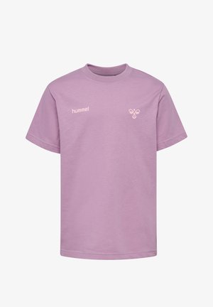 Hummel, GRAPHIC S/S - T-Shirt print - lavender mist