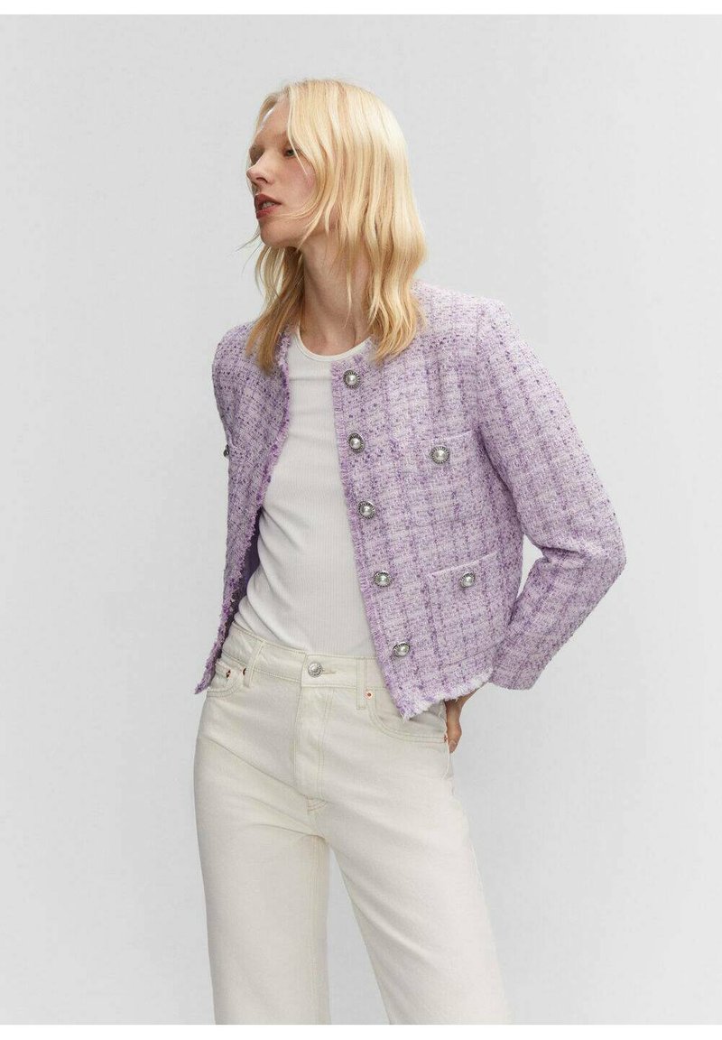 Mango WINTOUR Cardigans light pastel purple/lilla Zalando.dk