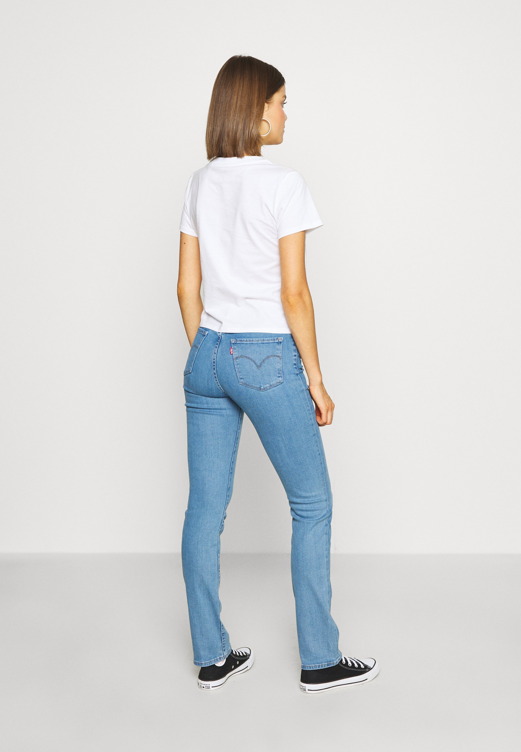 Levi's® 724 HIGH RISE STRAIGHT - Straight leg jeans - rio chill/blue denim  - Zalando.ie