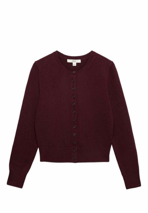 Marks & Spencer, CREW NECK - Strickjacke - dark burgundy