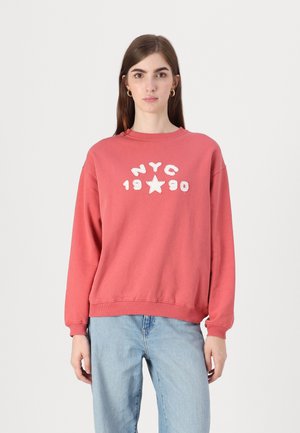 NYC APPLIQUE - Sweatshirt - red