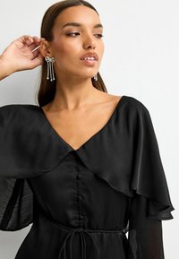 Next REGULAR FIT - Denní šaty - black textured