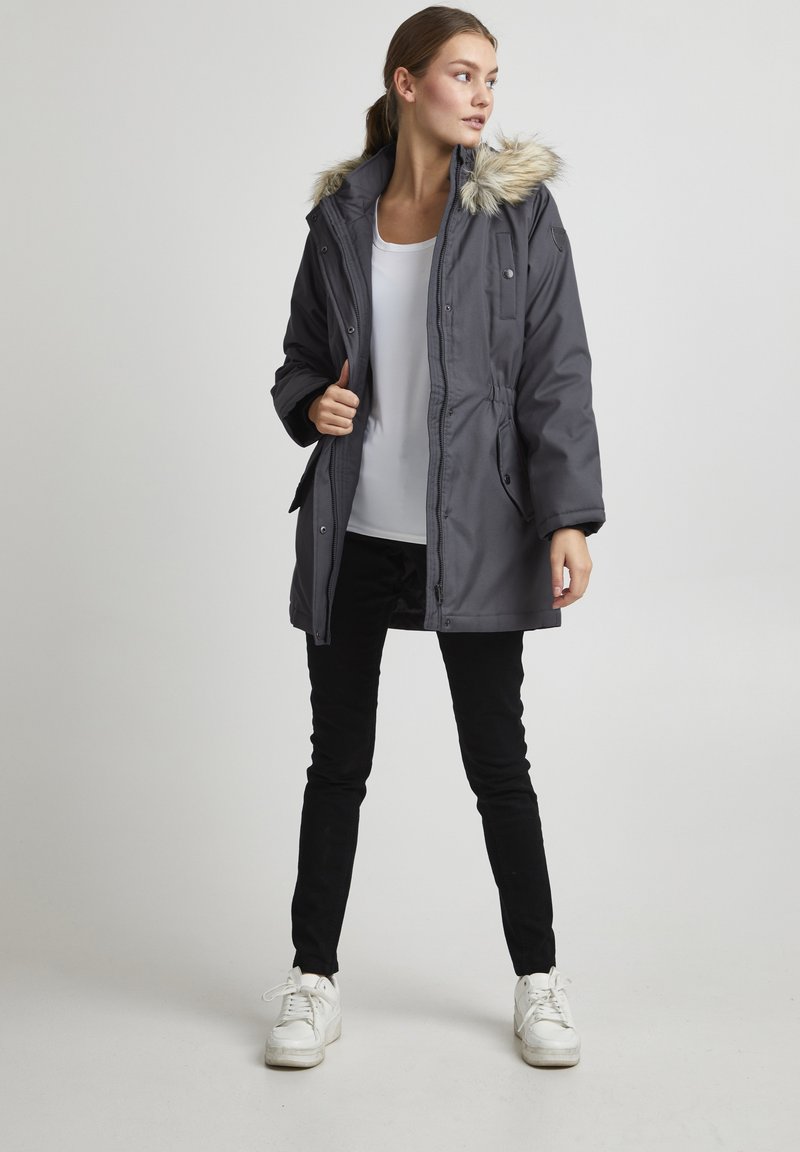 Damen Parkas | Oxmo OXMARIBEL Wintermantel grey/grau - ZF85507 Damen Parkas | Oxmo OXMARIBEL Wintermantel grey/grau - ZF85507