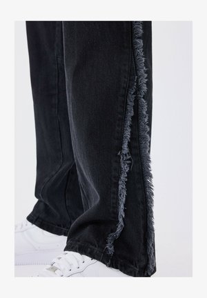 Project X Paris, A DÉTAILS FRANGE - Jeans Straight Leg - gris