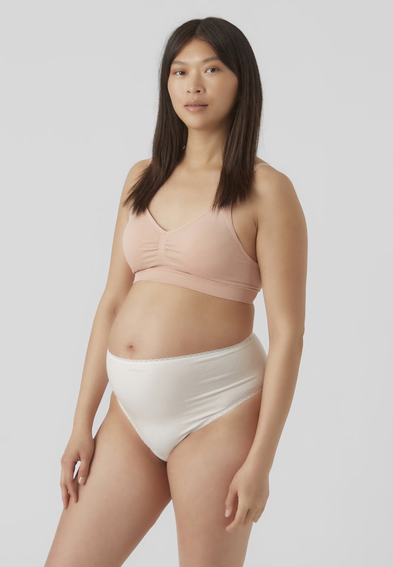 MAMALICIOUS STILL-MLILJA 2ER-PACK - Soutien-gorge invisible - snow white