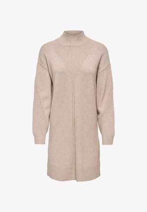 ONLY, ONLPRINCESS HIGHNECK DRESS - Robe pull - mocha meringue detail:melange