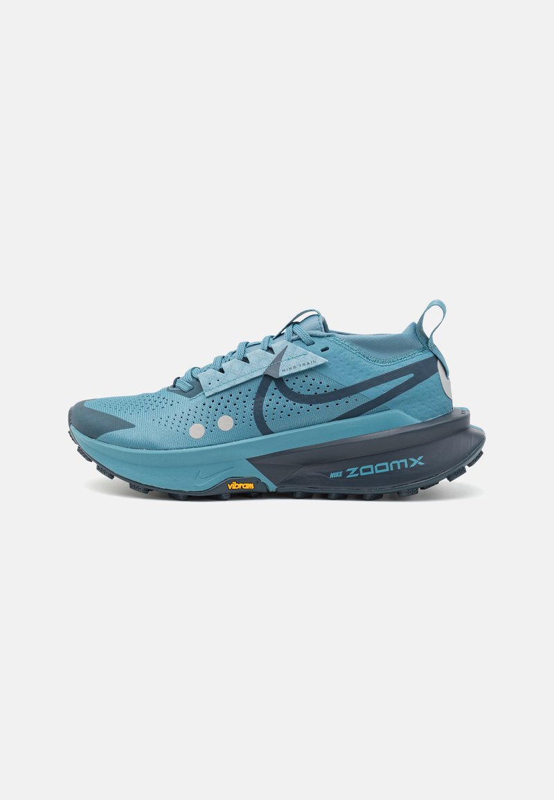 Nike Performance ZOOMX ZEGAMA 2 - Zapatillas de trail running - smokey blue/armory navy/metallic platinum