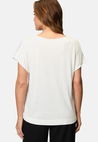 zero MIT GLITZERSTEINEN - Print T-shirt - patch creamgrey