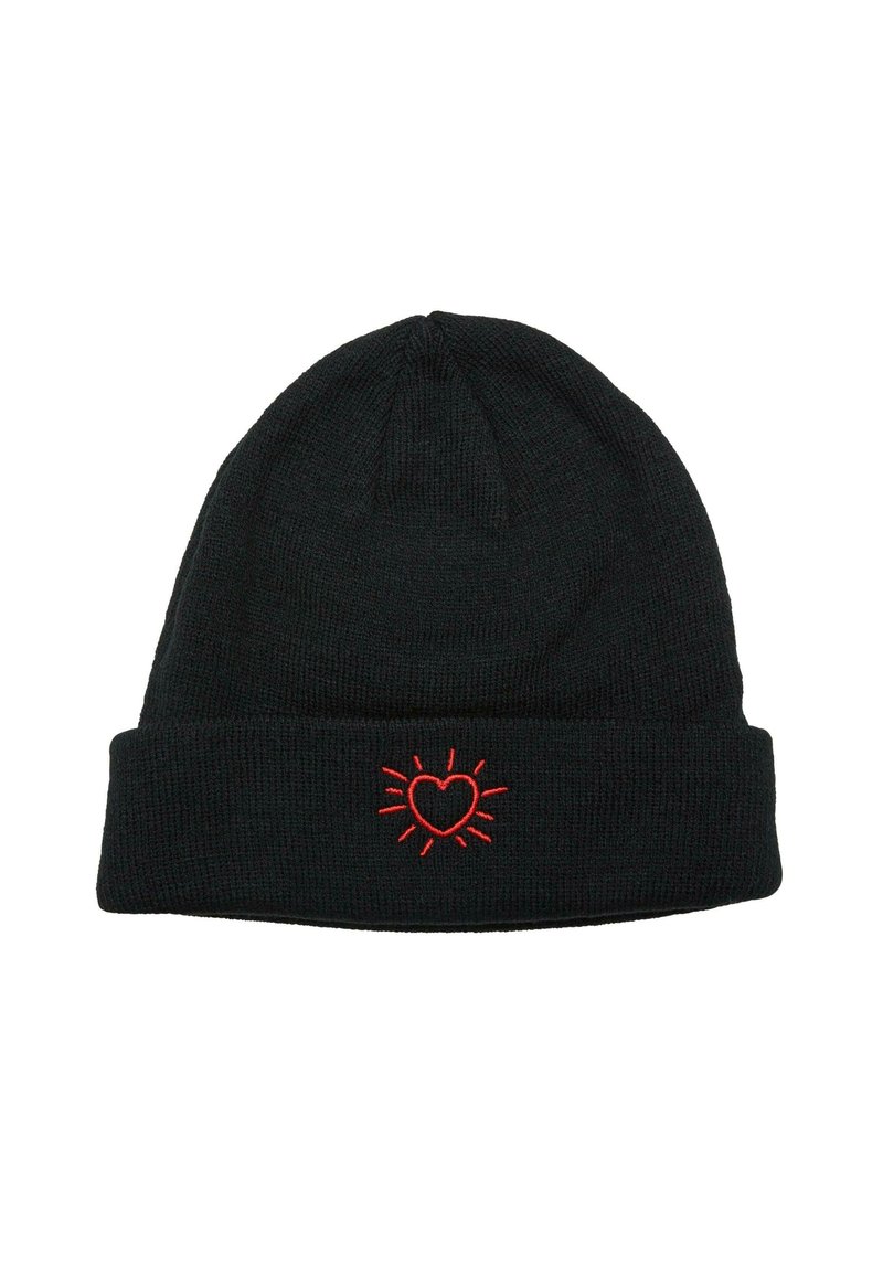Mister Tee - GLOWING HEART - Kapa - black, Povećaj