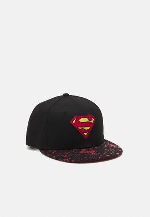 New Era COMICS SUPERMAN KIDS PAINT SPLAT FIFTY® UNISEX - Cap - black