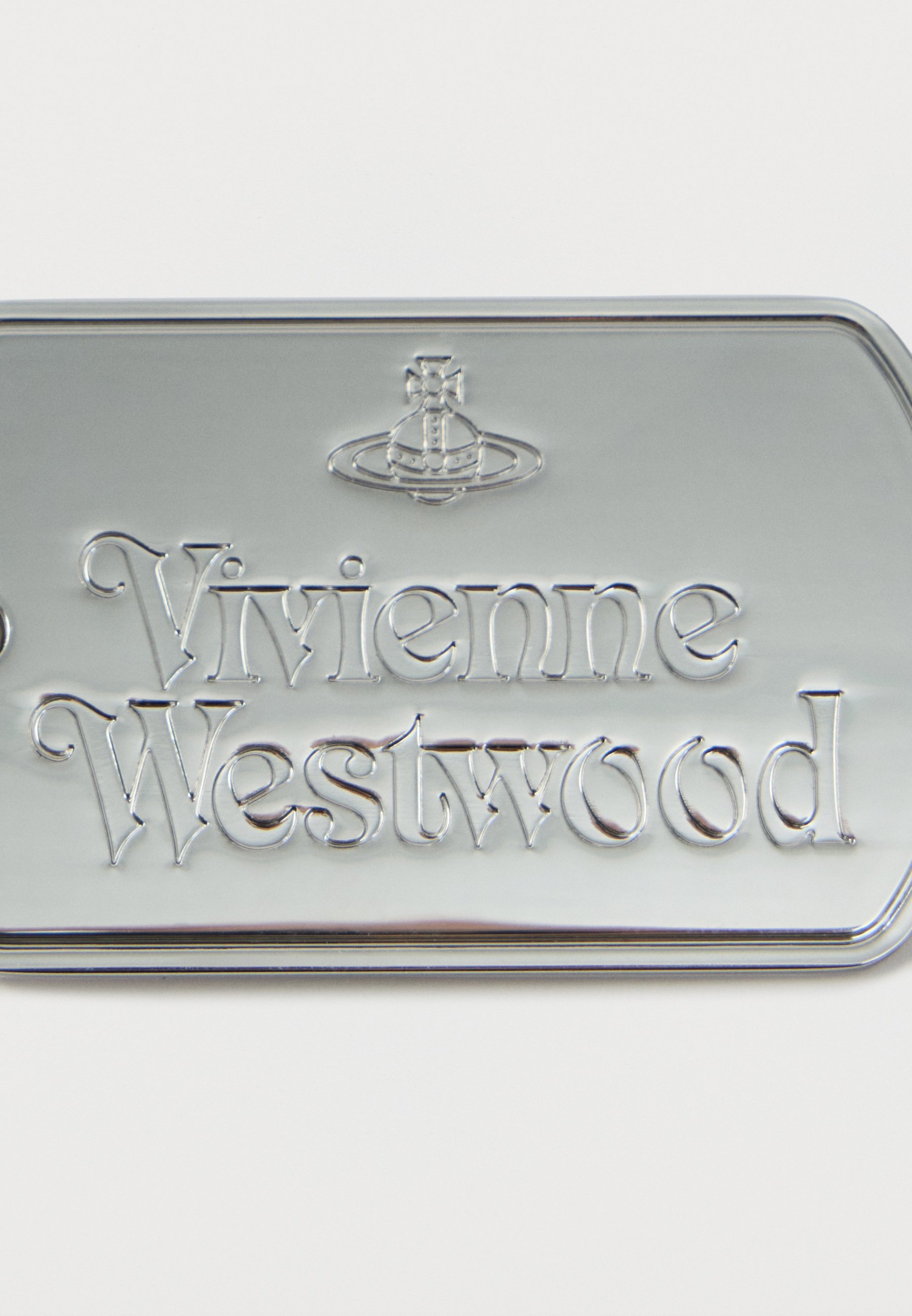 Vivienne Westwood DOG TAG CHARM - Keyring - silver-coloured - Zalando