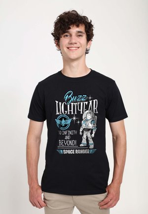 T-shirt con stampa - black