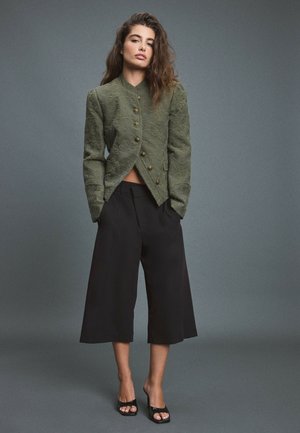 Stradivarius, JACQUARD BLAZER - Blazer - khaki