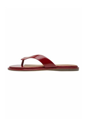 Tamaris, Sandaler m/ tåsplit - cherry patent