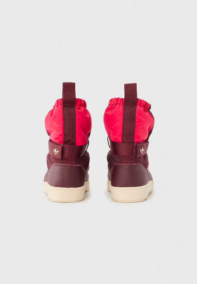 adidas Originals SUPERSTAR 360 UNISEX - Winter boots - maroon/wonder  white/ruby red/light red - Zalando.co.uk
