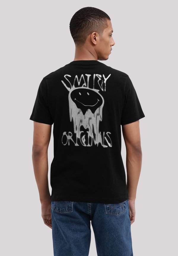 SMILEY ORIGINALS PUNK DRIP STREETWEAR - T-Shirt print - schwarz