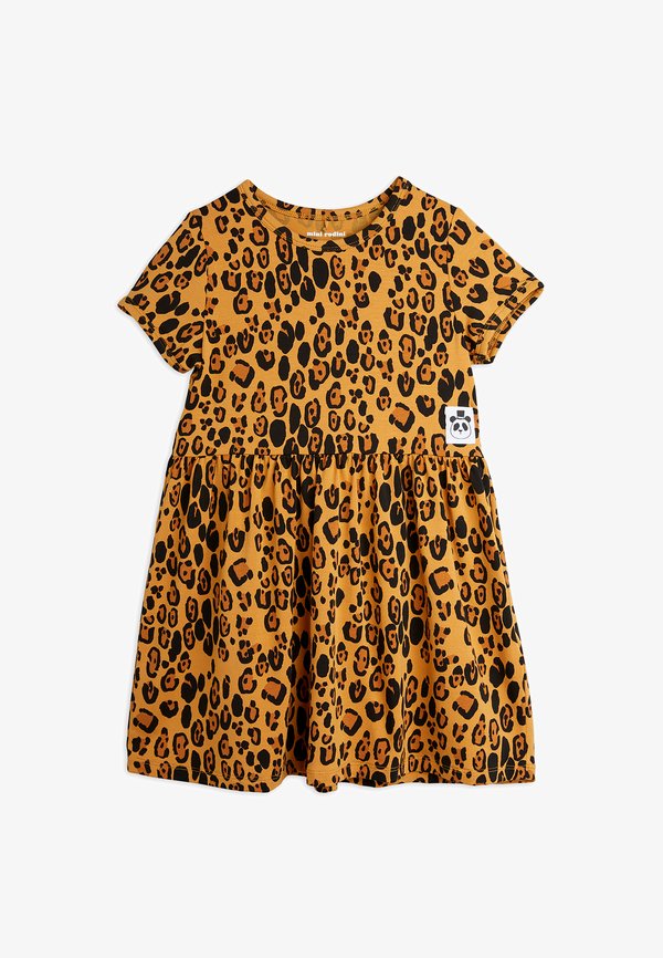 BASIC LEOPARD DRESS - Jersey dress - beige